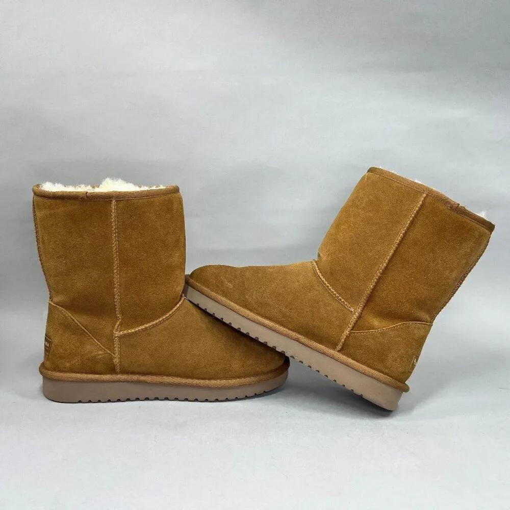 Koolaburra Women's Size 9 Koola Short Chestnut Suede‎ Winter Boots